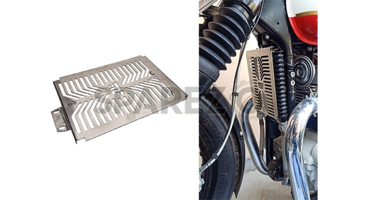 Royal Enfield GT 650 and Interceptor 650 Design D2 SS Radiator Grill Guard - SPAREZO